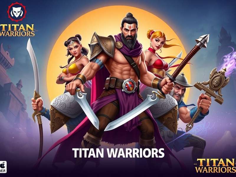 Titan Warriors Desi Style game banner